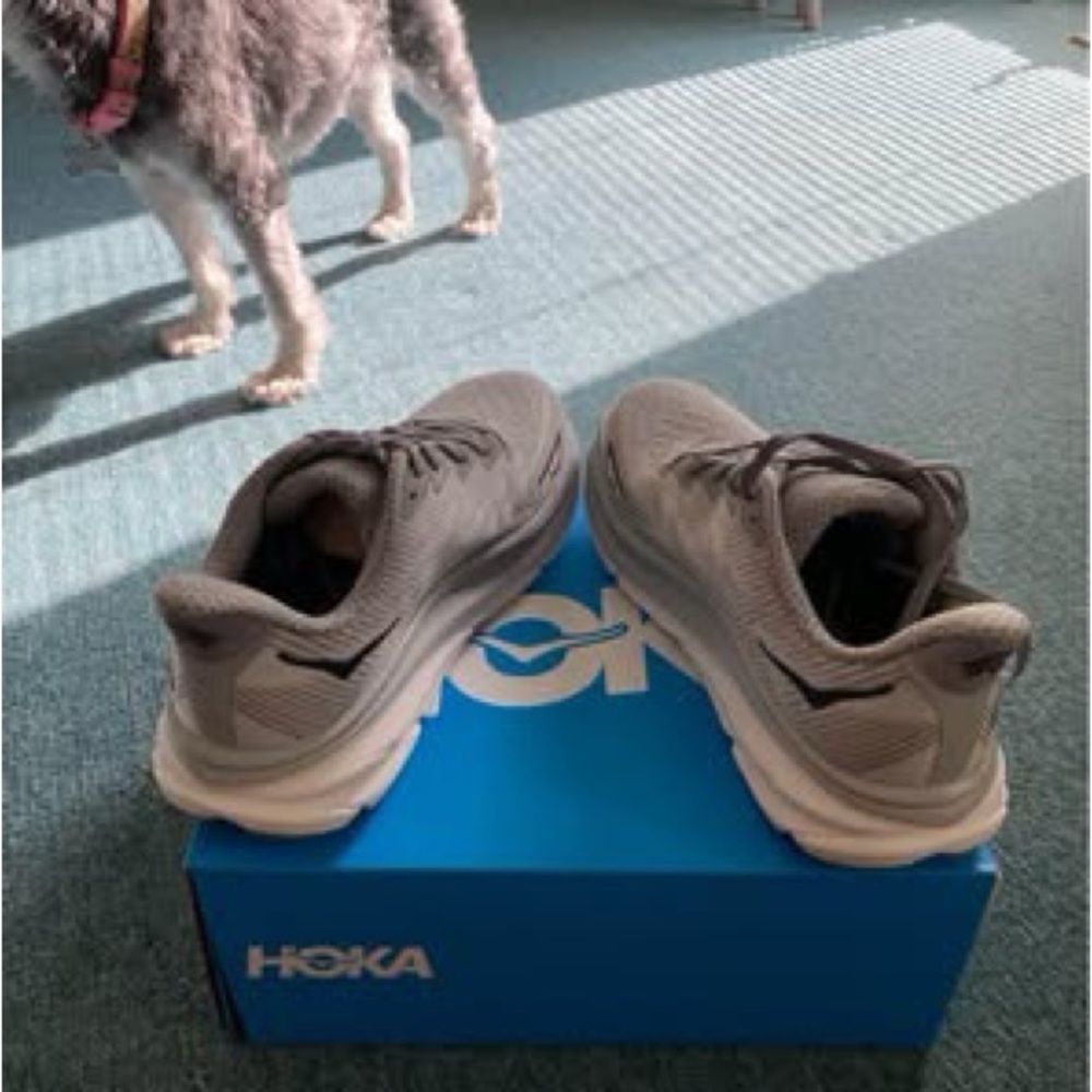 Hoka Gray Athletic Shoes